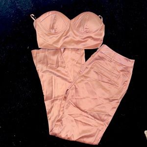 Two piece Rose pink set